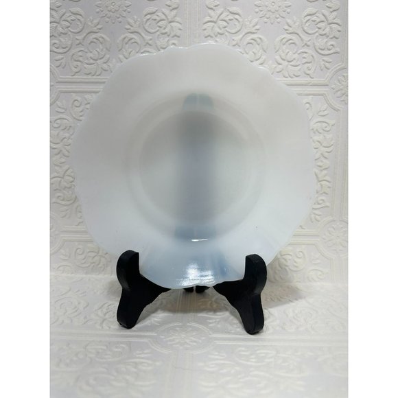 Vintage Macbeth Evans American Sweetheart Glass berry Bowl White - Picture 4 of 10